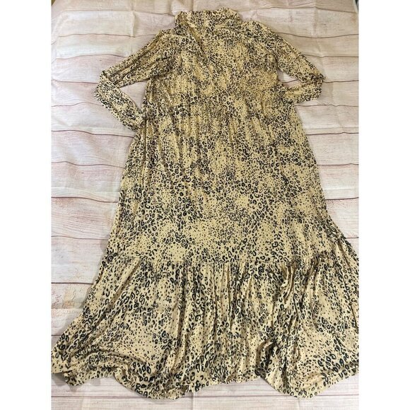 Tolani Collection Women's Long Sleeve Printed Collard Maxi Dress - 1XL - Picture 15 of 16